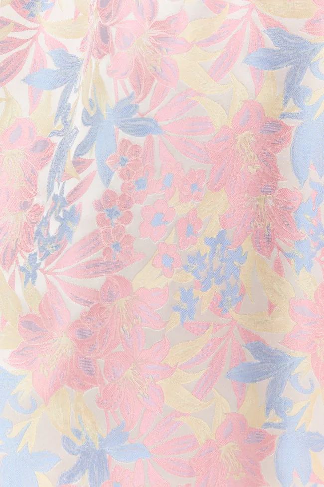 April Showers Multi Jacquard Printed Mini Dress