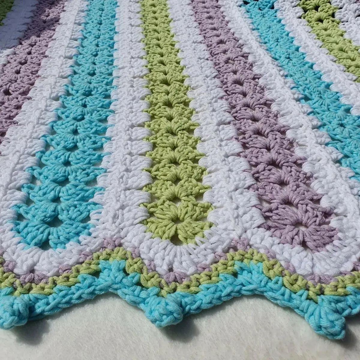 Easy Breezy Mile A Minute Baby Blanket – Quick Crochet Pattern