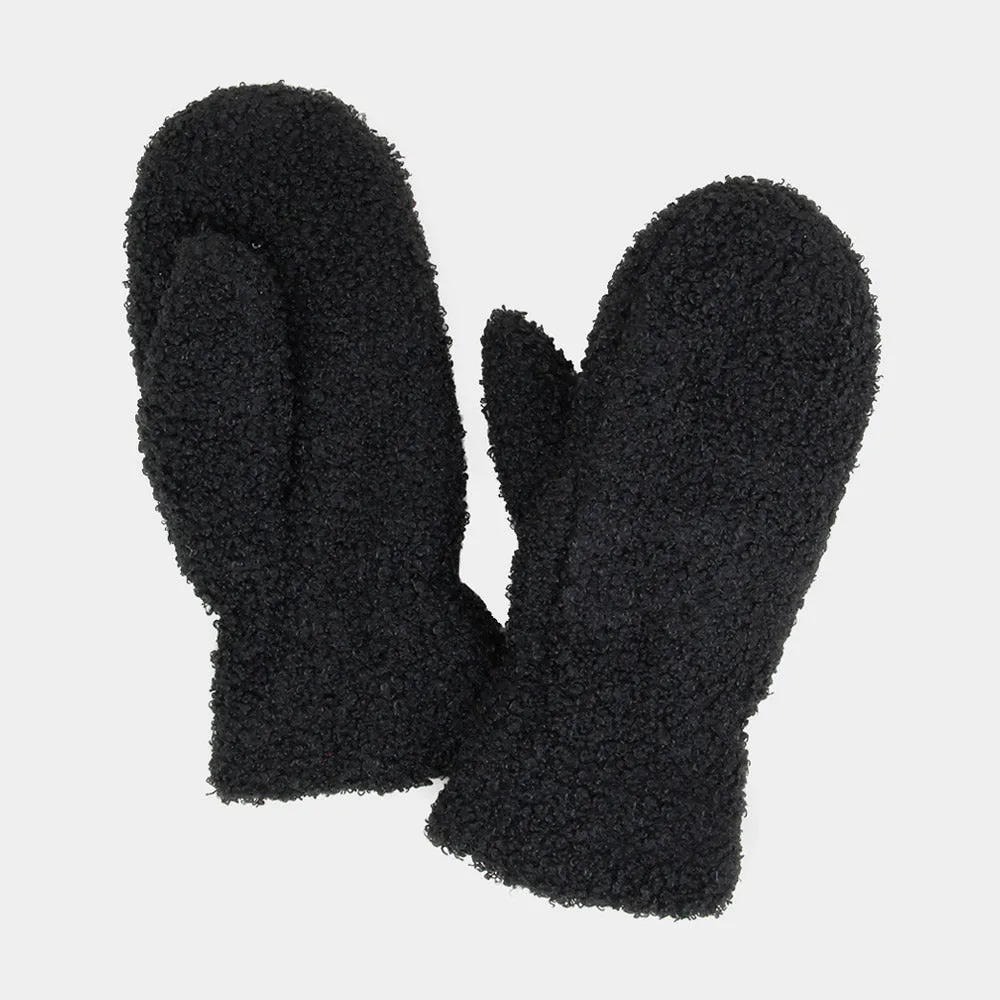 iLLASPARKZ Lining Teddy Bear Mitten Gloves