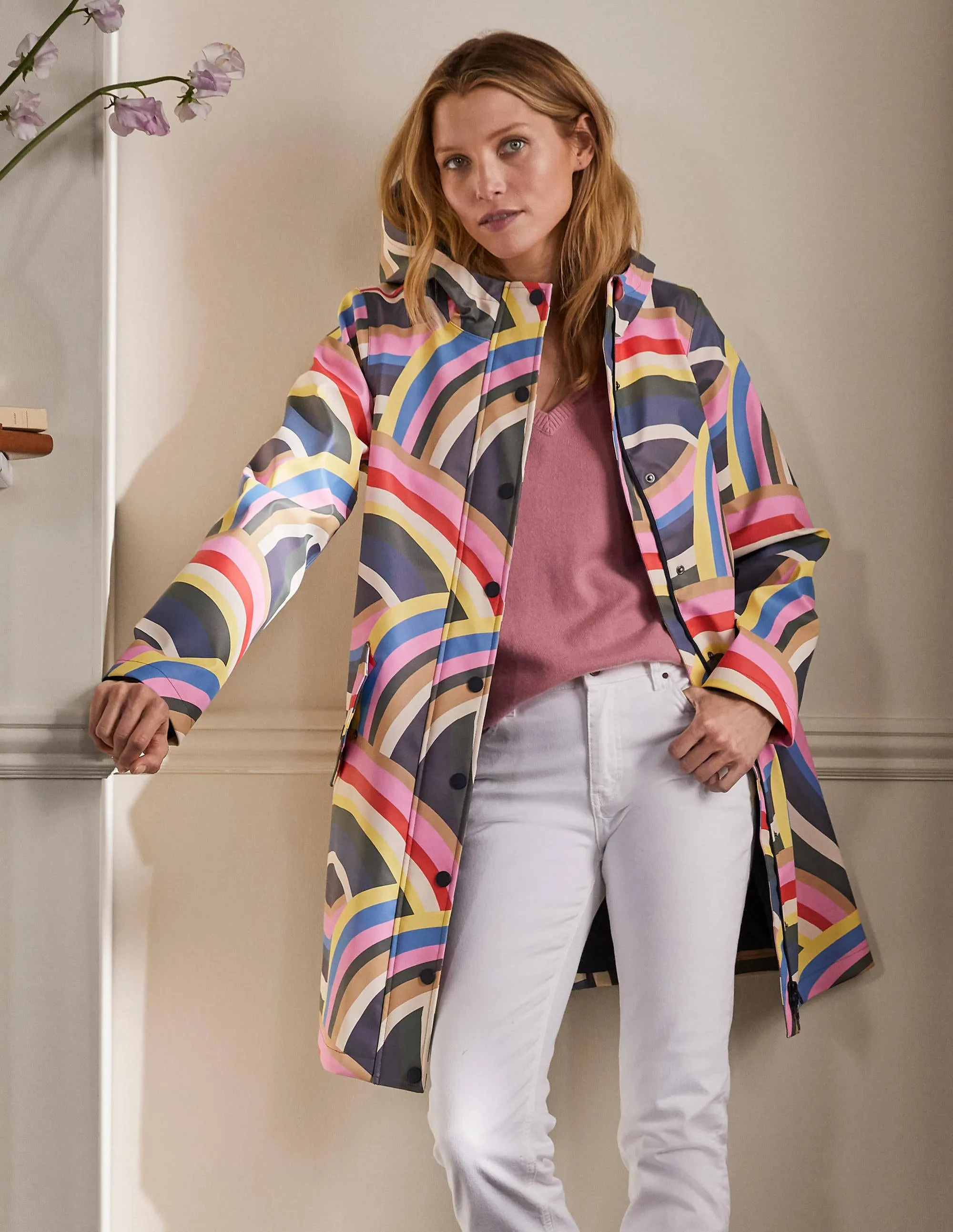 Morris Waterproof Mac-Navy, Midnight, Abstract Rbow