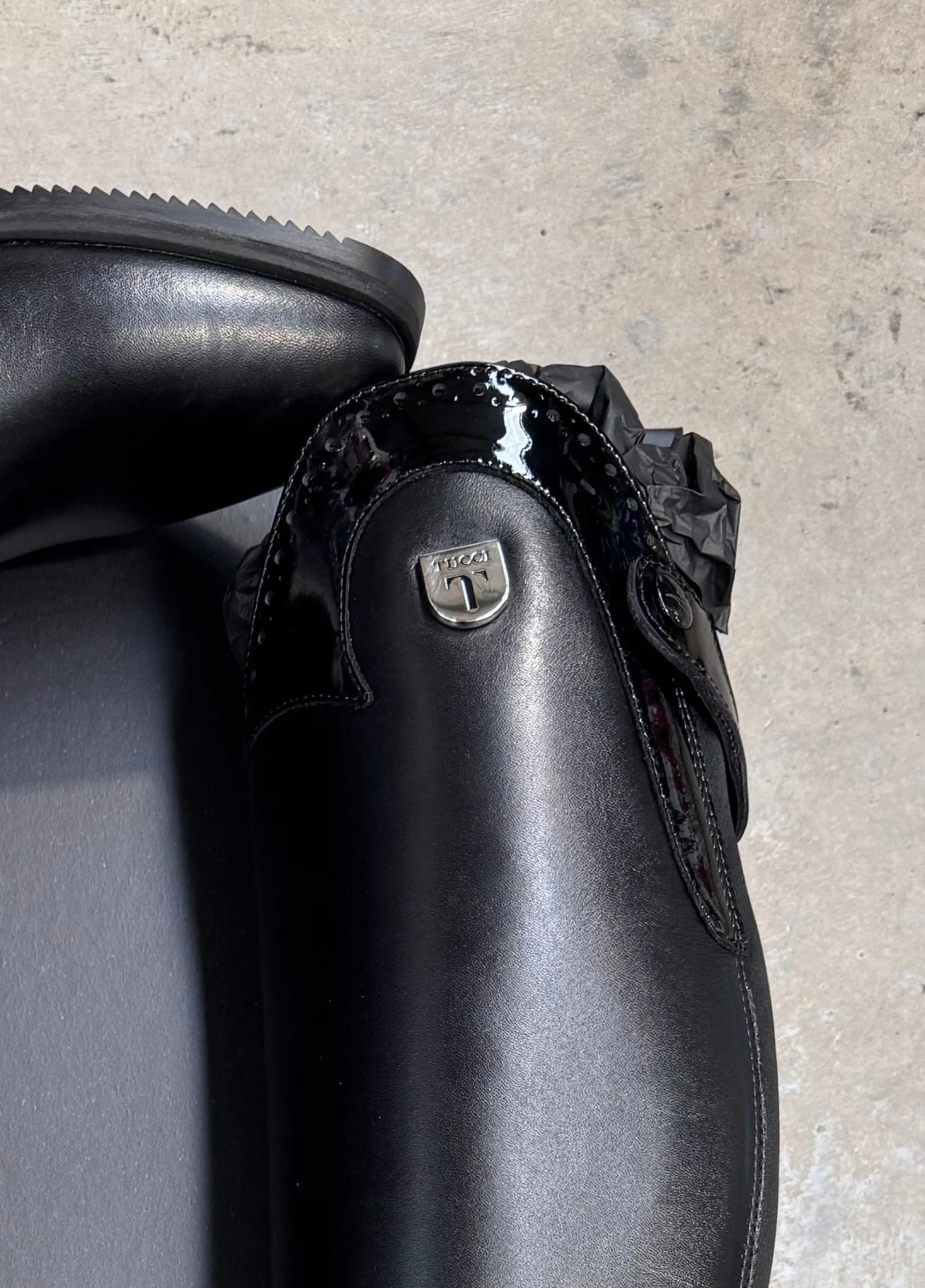 Sofia Boots - Marilyn Punched Patent Top